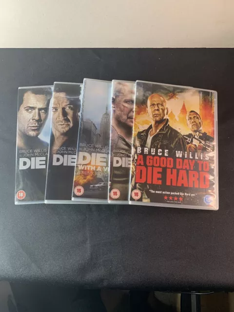 Die Hard - Legacy Collection - 5-Disc DVD Box Set - Region 2 - VGC