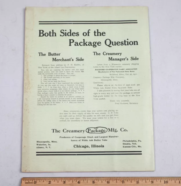 January 1912 New York Produce Review and American Creamery Magazine DeLaval Ads 2