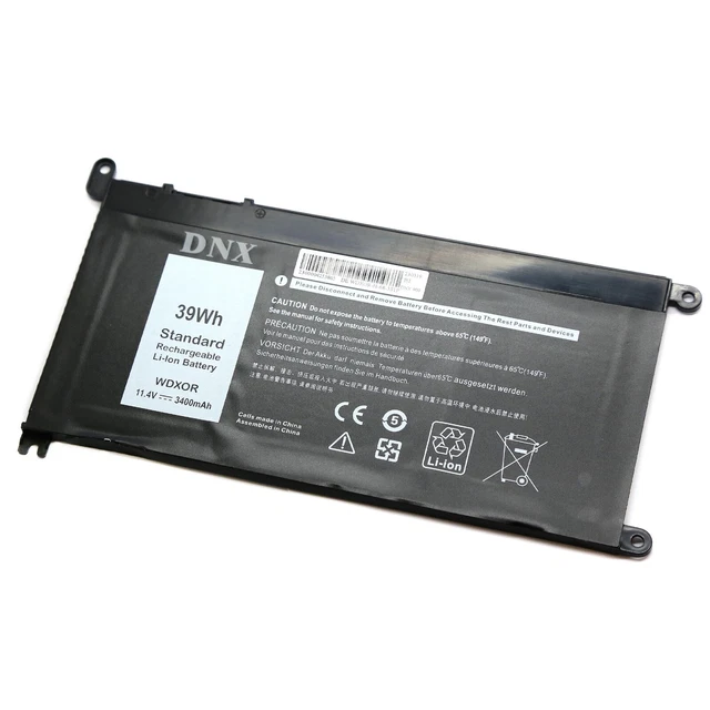 Batteria Patona Li-Polymer 11,4V 2200mAh Per Dell Inspiron WDXOR 3CRH3 T2JX4