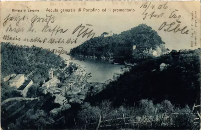 CPA AK Riviera di Levante, General View of PORTOFINO ITALY (498192)