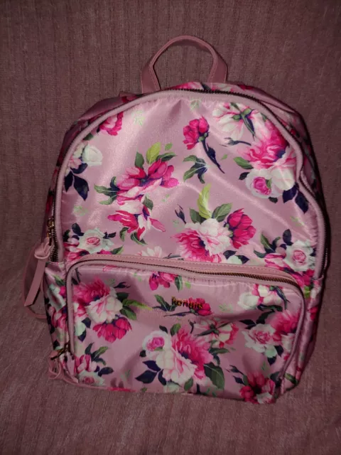 Kensie Backpack Purse Pink Floral