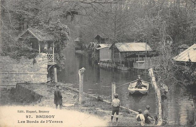 Cpa 91 Brunoy Les Bords De L'yerre