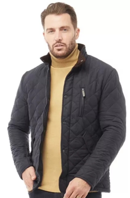 FERAUD MENS PRIMA Quilted Jacket Olive Size Small 49.99 PicClick UK