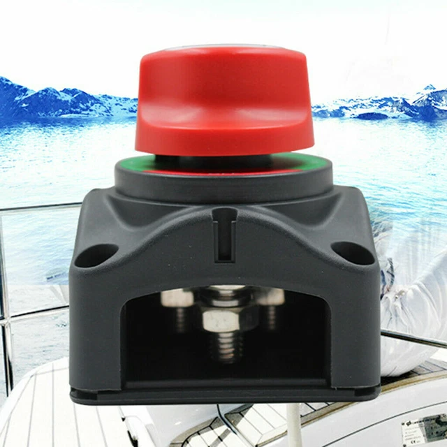 DUAL BATTERY SELECTOR Switch Isolator Disconnect for Marine Boat