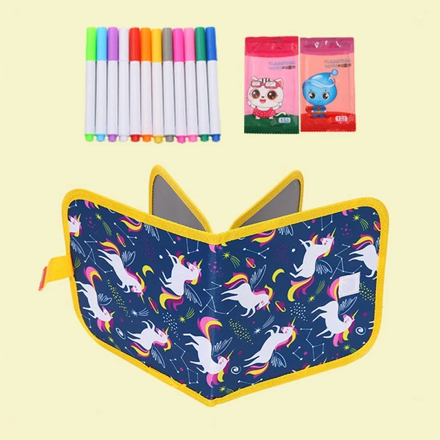 Kids Erasable Book Doodle Set Writing Painting Set Boys Girls Drawing Book