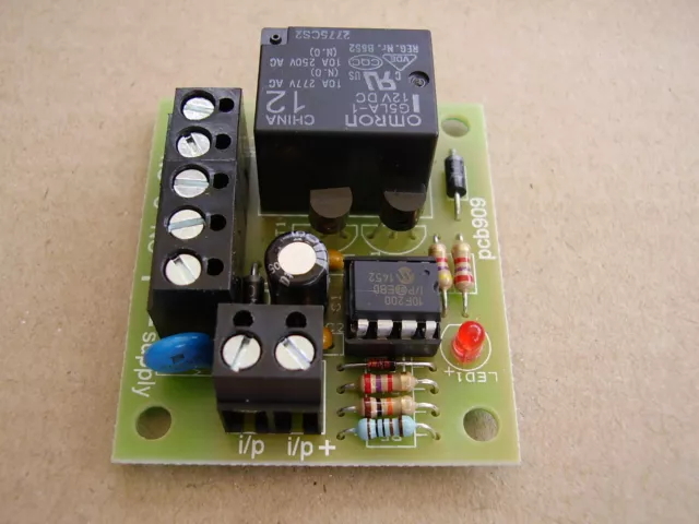 Latching relay board 12vdc ( single pushbutton input to latch / unlatch relay ) 2