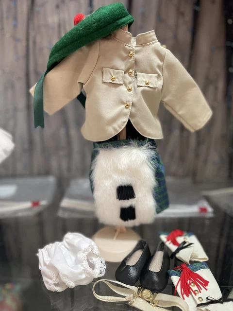 Shirley Temple WEE WILLIE WINKIE Kilt  Danbury Mint Dress  Doll Outfit