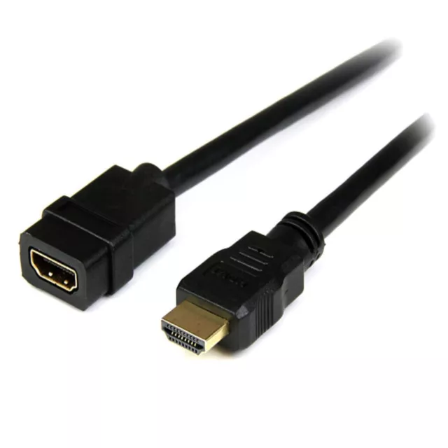 StarTech.com 2m (6ft) HDMI Extension Cable - HDMI Male to Female Cable - 4K HDMI