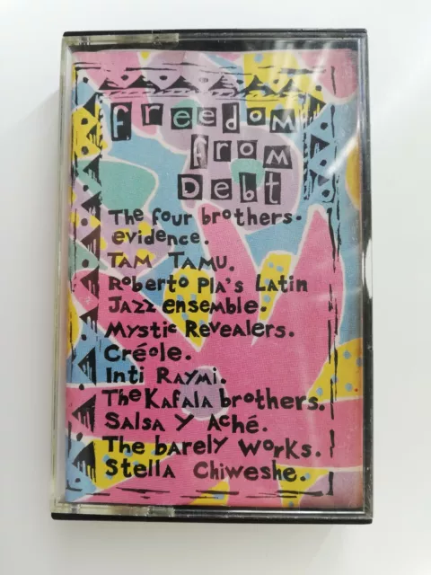 RARE "Freedom From Debt" Cassette Stella Chiweshe Tam Tamu The Barely Works