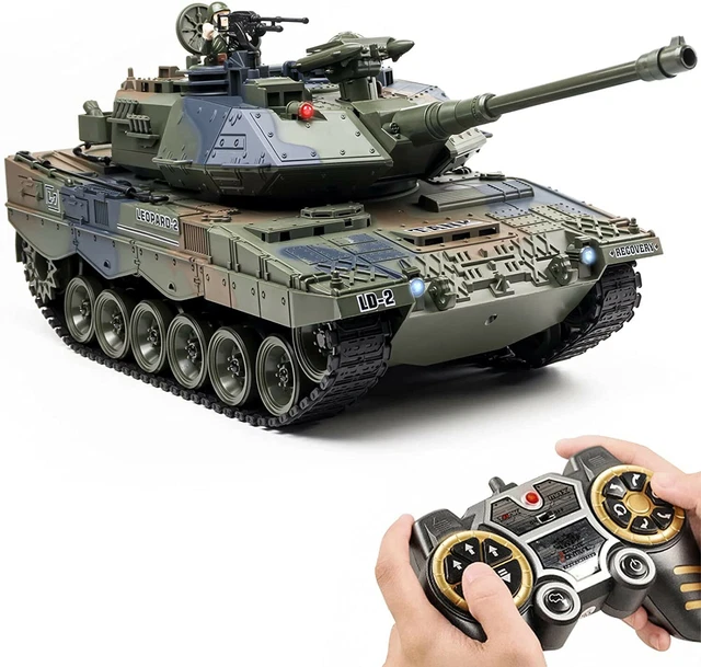 RC TANKS GERMAN Leopard Army Remote Control Tank Toys Christmas Gift