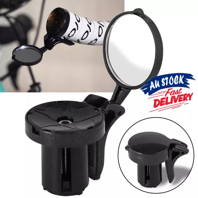 Bike Rearview Mirror Cycling Rear View Safety Handlebar Flexible Bicycle