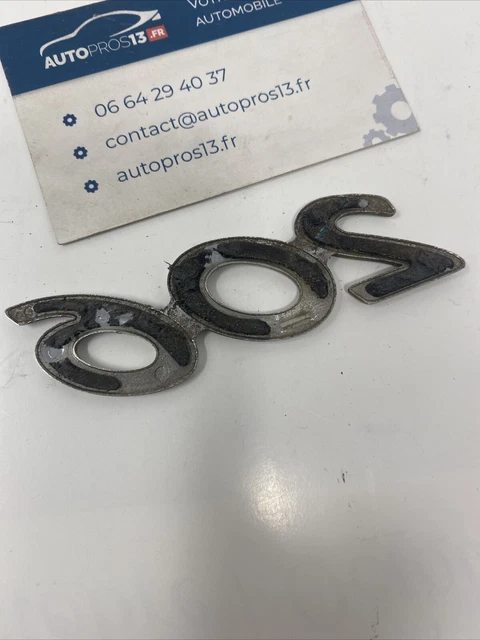 Emblème Avant D'origine PEUGEOT 206 - Badge Calandre - Réf 9628688677 - Occasion En Bon état