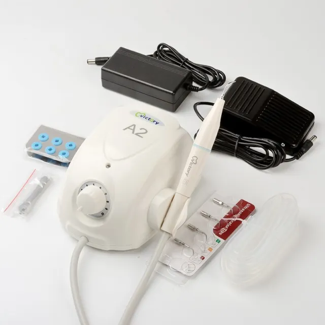 Dental Ultrasonic Piezo Scaler A2 Handpiece with Tips Fit Woodpecker EMS style