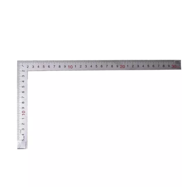 Stainless Steel 15x30cm 90 Degree Angle Metric Try Mitre Square Ruler Scale-DC