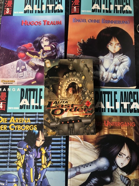 Battle Angel Alita Manga Deutsch Online Lesen BATTLE ANGEL ALITA manga komplett band 1-4 deutsch großformat und