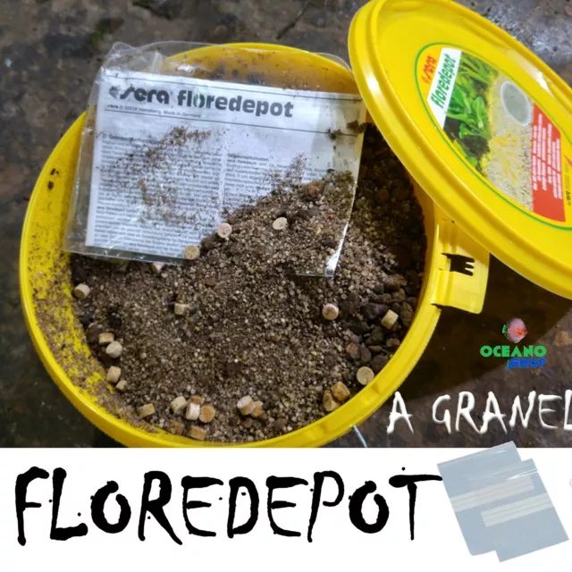 Sera floredepot 1KG A GRANEL sustrato nutritivo acuario pecera plantas plantado