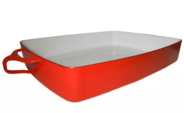 Jens Quistgaard Dansk Intl Des Ihq Fr 16 1/2" L R/W Kobenstyle Enml Lasagna Pan
