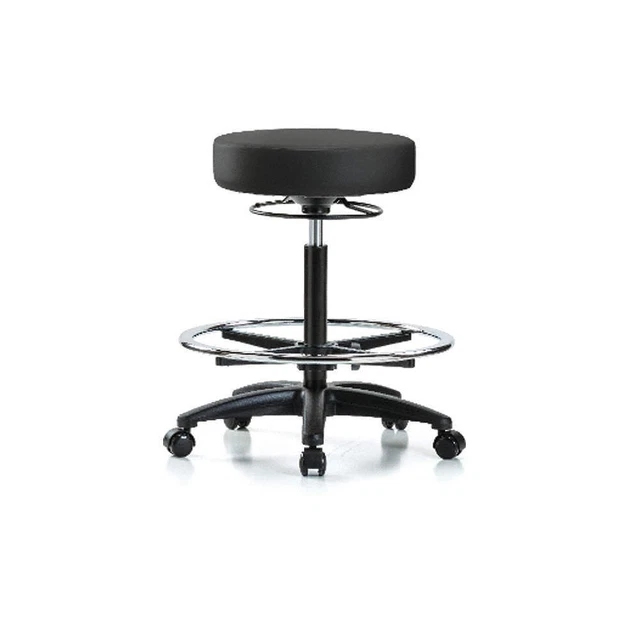 BLUE RIDGE ERGONOMICS BR-VHBSO-RG-CF-RC-8540 Backless Pneumatic Stool,17" W