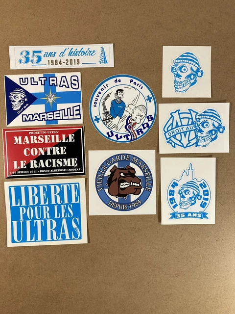 Stickers Commando Ultra Cu84 - Supporters De L'OM (Olympique De Marseille)