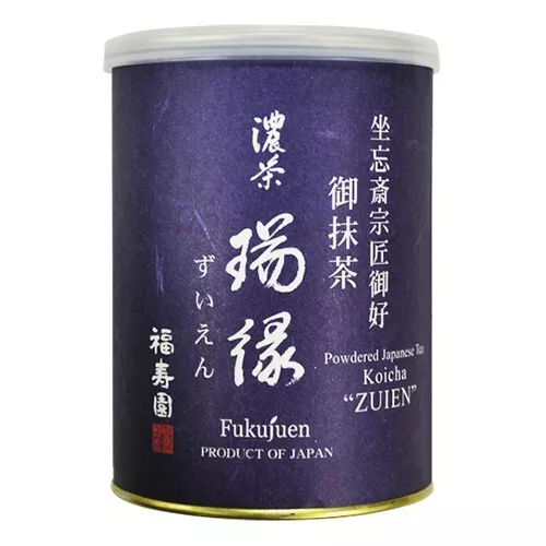 Japanese Green Tea Powder Opaque Matcha Highest Grade Koicha ZUIEN Fukujuen 200g