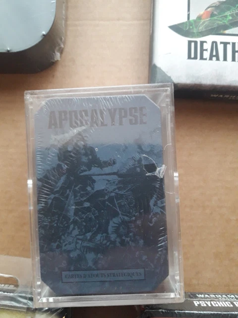 jeu de CARTE ATOUT STRATEGIQUE APOCALYPSE WARHAMMER 40000 neuf sous blister