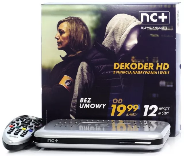 Telewizja na karte nc+12 miesięcy FREE pakiet start+/nc+/polsat cyfrowy/miesiecy