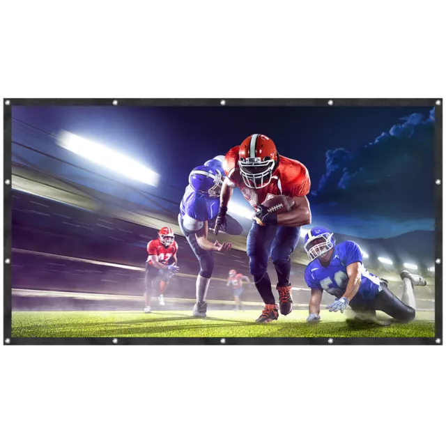 HOMEMAXS 120 Inch 16:9 Projector Screen Indoor Outdoor Portable Movie