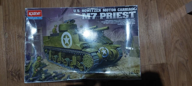 thumbnail image 2 of Academy 1/35 U.S. Howitzer Motor Carriage M7 Priest Plastic Model Kit #13210 2 of 5