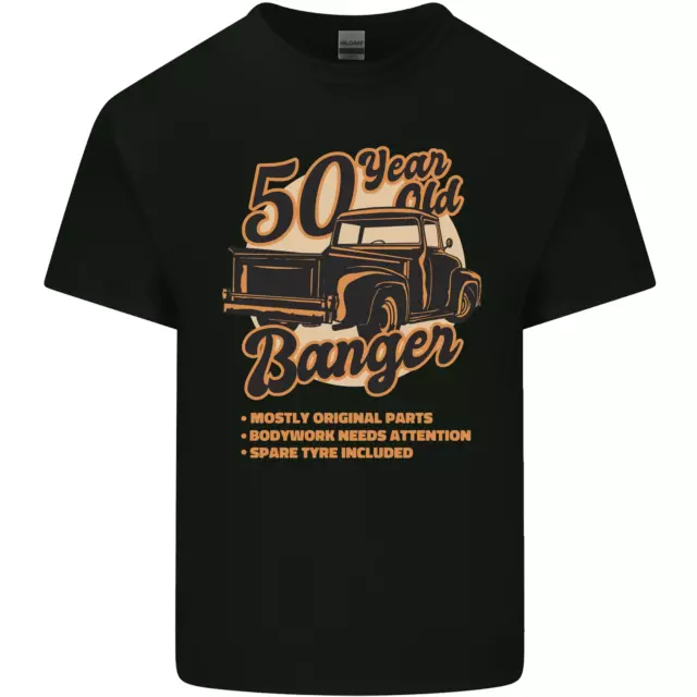 50 YEAR OLD Banger Birthday 50th Year Old Mens Cotton T-Shirt Tee Top ...