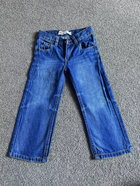 EUC Boys 505 Levi Jeans Sz 3 Reg