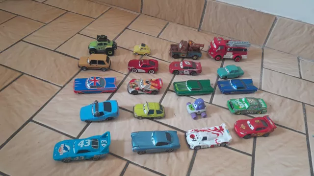 Disney Pixar Lot De 20 Voitures Cars De Course Lot 11