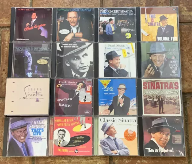 Frank Sinatra CD Bundle Job Lot 16 x albums Swing/Concert/Studio/My Way/Best Of