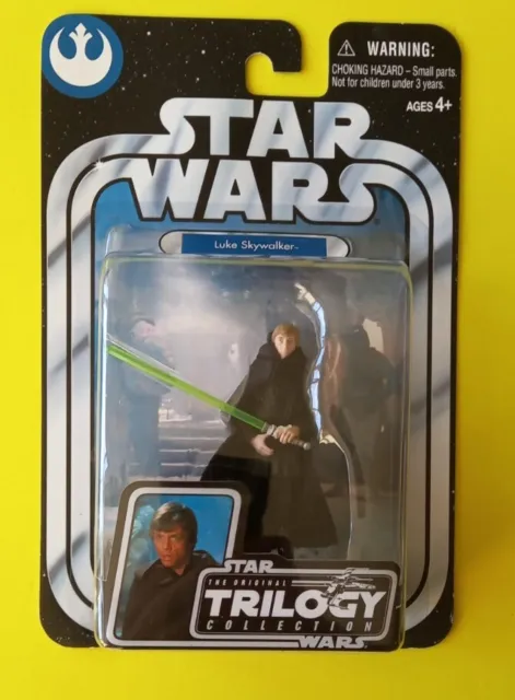 Star Wars Otc Luke Skywalker Jedi Knight Figure New Sealed Moc Carded Rotj Jabba