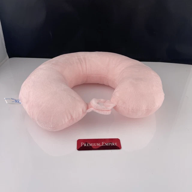 Kids Pink Neck Pillow Travel Pillow Perfect For Car Rides Or Flights