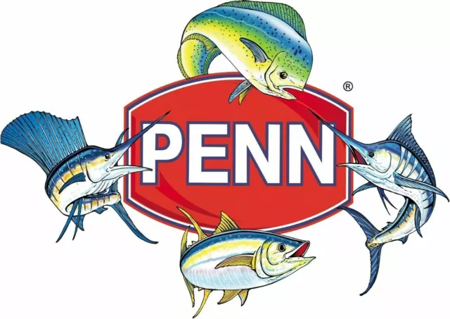 PENN FISHING VINYL Decal Sticker Waterproof $3.50 - PicClick