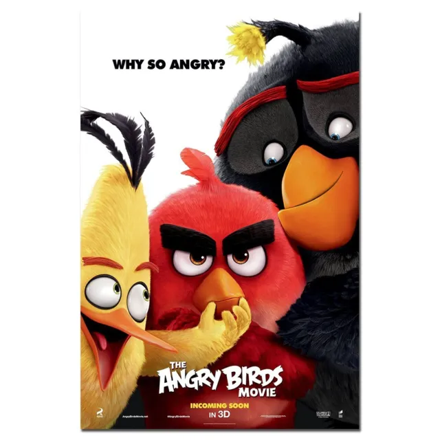 Large Magnet 4" x 6" - Angry Birds (2016) U001 - Movie Poster