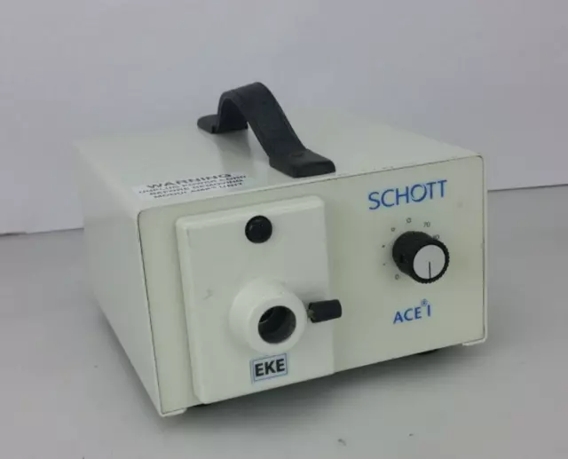 Schott-Fostec Ace I Fibre Optique Lumière Source