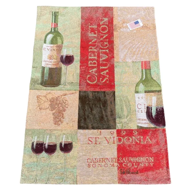 Sonoma Cabernet Sauvignon Red Wine Tapestry Wall Hanging