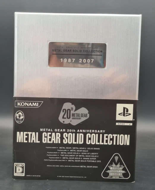 Mgs Merch Box METAL GEAR SOLID Collection 20th Anniversary Box MGS Sony Playstation ...