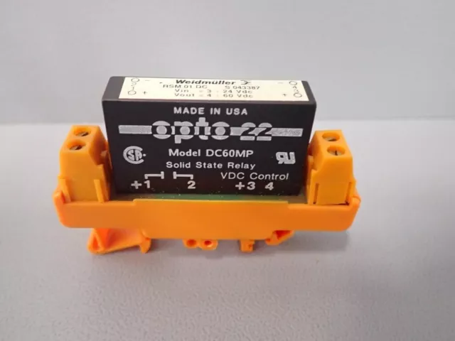 RSM 01 DC - WEIDMULLER -  RSM01DC / Module Interface model DC60MP  USED