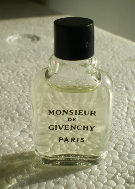 VINTAGE Miniature "Monsieur de Gïvenchy" EDT Paris 3 ml + SANS BOITE NEUF NO BOX