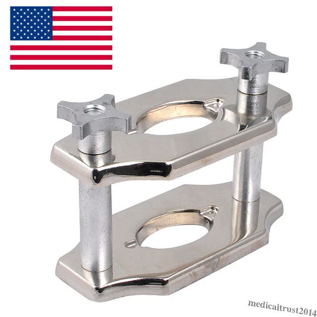 Chrome Coated Dental Reline Jig Single Compress Press Lab Equipment for Dentist
