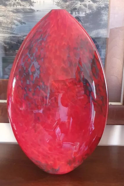 Richard Lamprecht - Australian Studio Art Glass - Stunning Large Vase 43cm