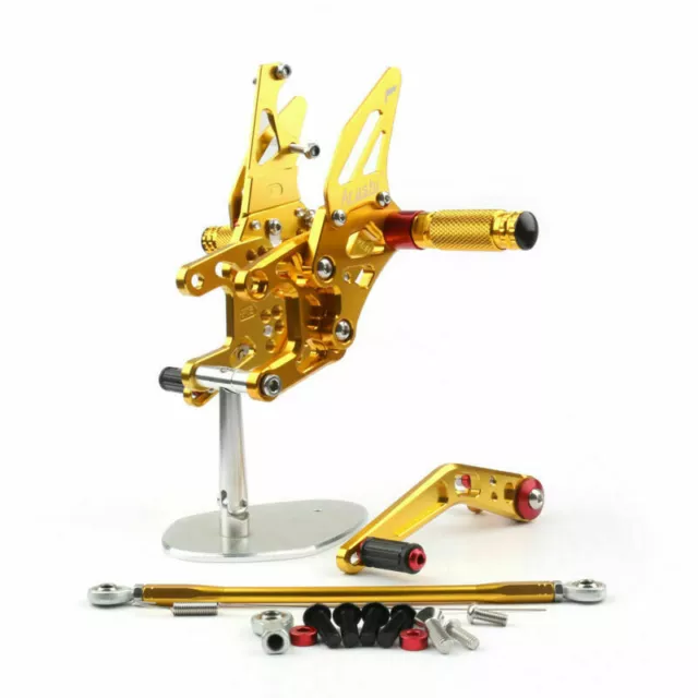 Rearsets Fußraste Rear sets Footrest Für Honda CBR1000 CBR 1000 2017 Gold