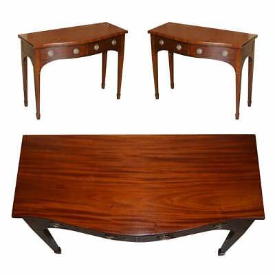 Antique Pair Of Full Restored Howard & Son's Console Table Sideboards Stamped