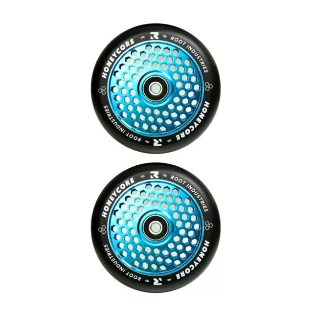 Root Ind. HoneyCore Wheels 110mm | Black/Sky Blue