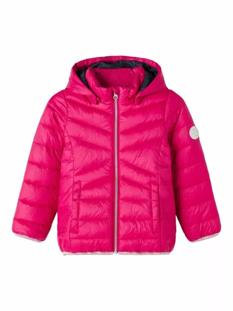 Kinder Winterjacke NAME IT Mini Mädchen Steppjacke Gr. 104 Persian Red B-WARE