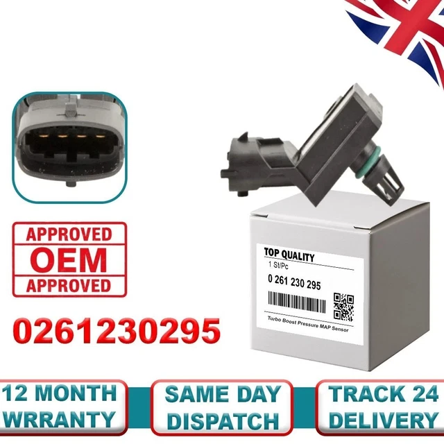 Turbo Boost Pressure MAP Sensor For VOLVO V70 XC60 2.0 2.4 D D3 D4 D5 T5 T6