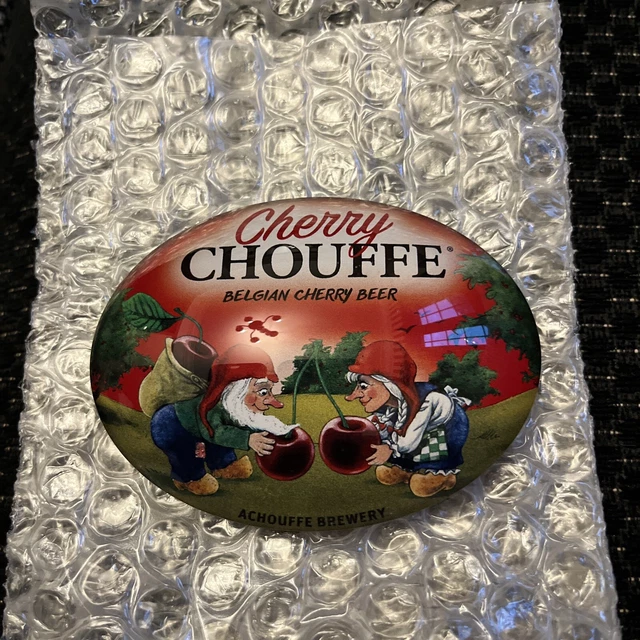 OVAL 3D BEER Pump Badge Fish Eye Lens MC CHOUFFE 40 £5.00 PicClick UK