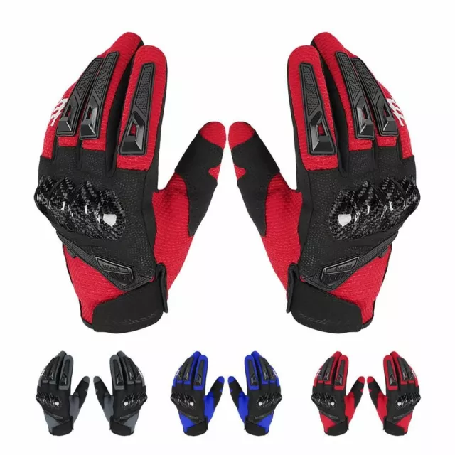 Guantes de fibra de carbono para Moto, guante de carrera para motocicleta, Moto